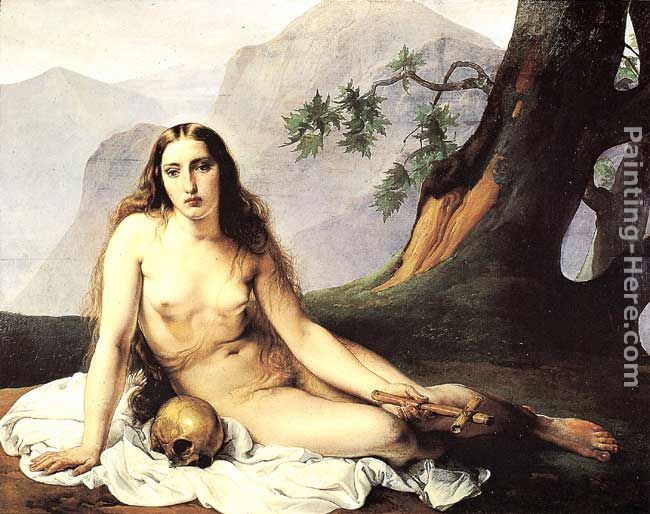The Penitent Magdalene painting - Francesco Hayez The Penitent Magdalene art painting